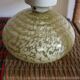 Art Deco plasterer in porcelain and yellow Clichy glass