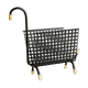 Mid century perforated metal letter holder / desk organizer / post organizer, swan, pilastro era