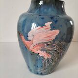 Pierrefonds Heraldic Faiencerie Vase