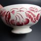 Lot of 3 bowls in Digoin faience 1940