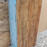 Ancien vaisselier tribal en teck birman