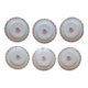1 set of 6 Art Deco dessert plates from Limoges