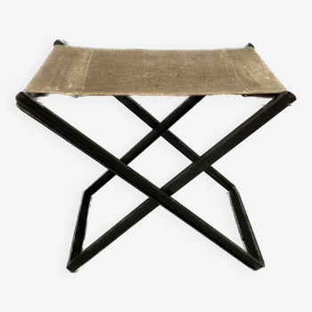 Vintage industrial folding stool