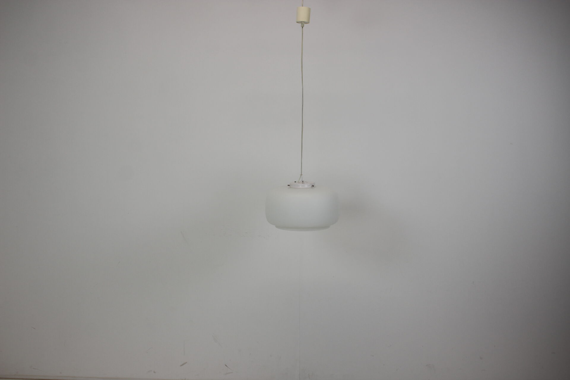 Midcentury Big Glass Pedant by Napako, 1960s