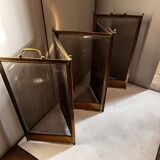 brass fire shield