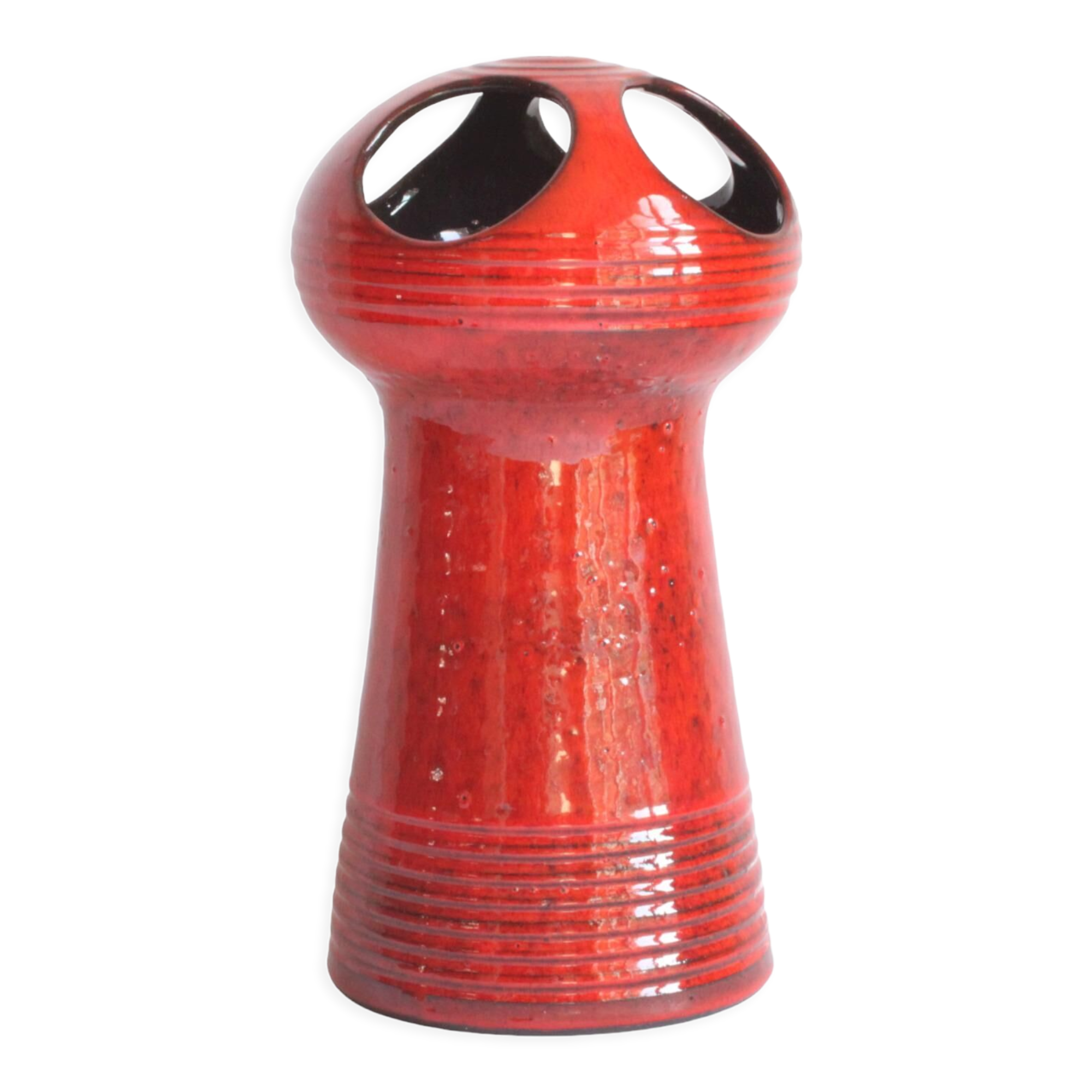 Emiel Laskaris ceramic space age vase Belgium 1960s