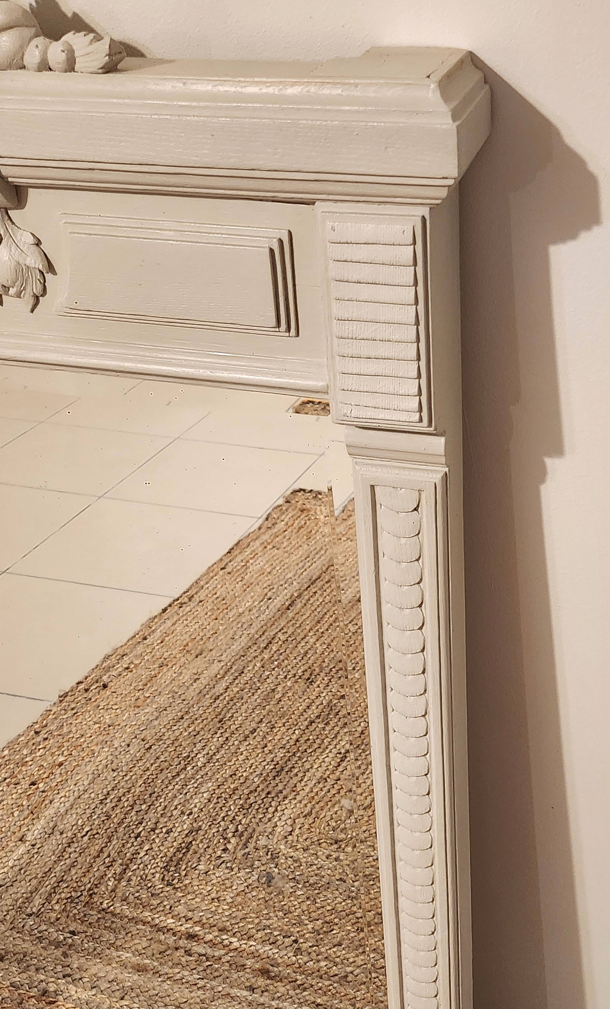 Antique trumeau mirror