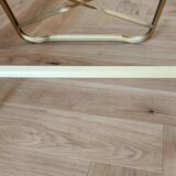 Folding chairs in mustard velvet