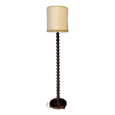 Lampadaire dans le goût de Charles Dudouyt XXe bois tourné