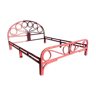 Rattan bed pink