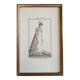 Gravure de mode - costume parisien