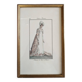 Gravure de mode - costume parisien