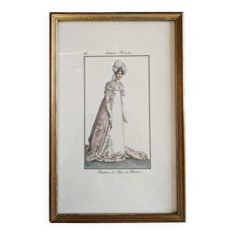 fashion plate - Parisian costume