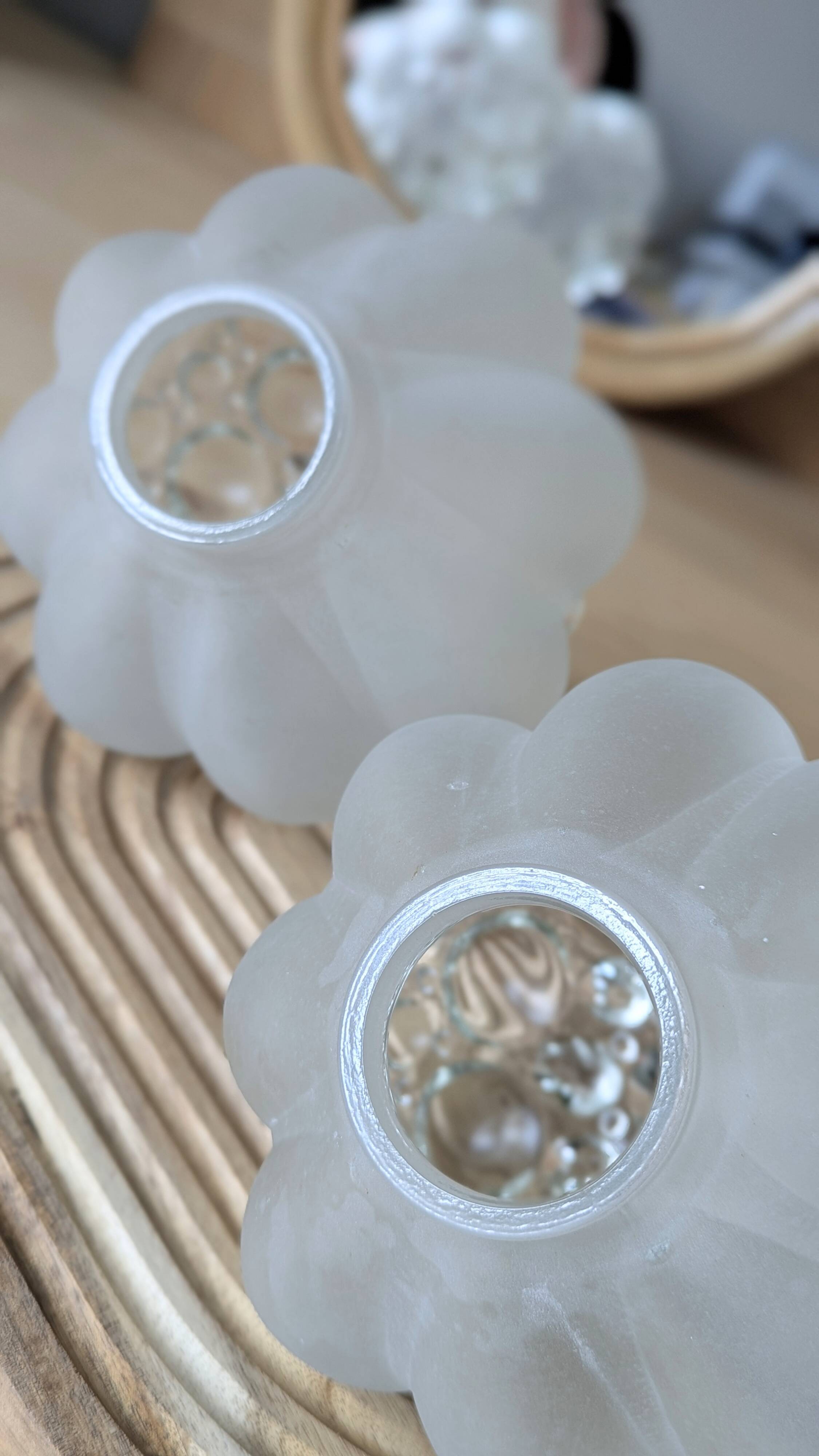 Set of 2 globes by Helena Tynell