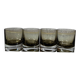 70s Smoked Whiskey Glasses