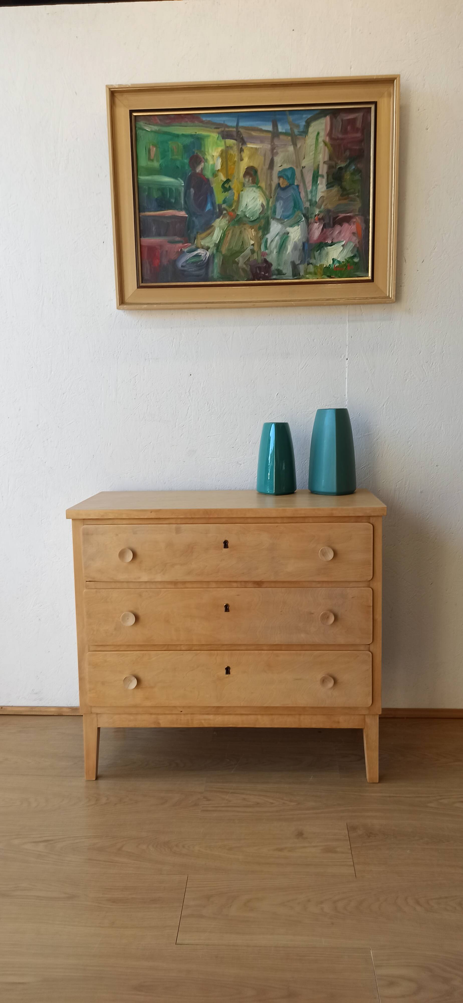 Commode simple, Suède, années 1960.