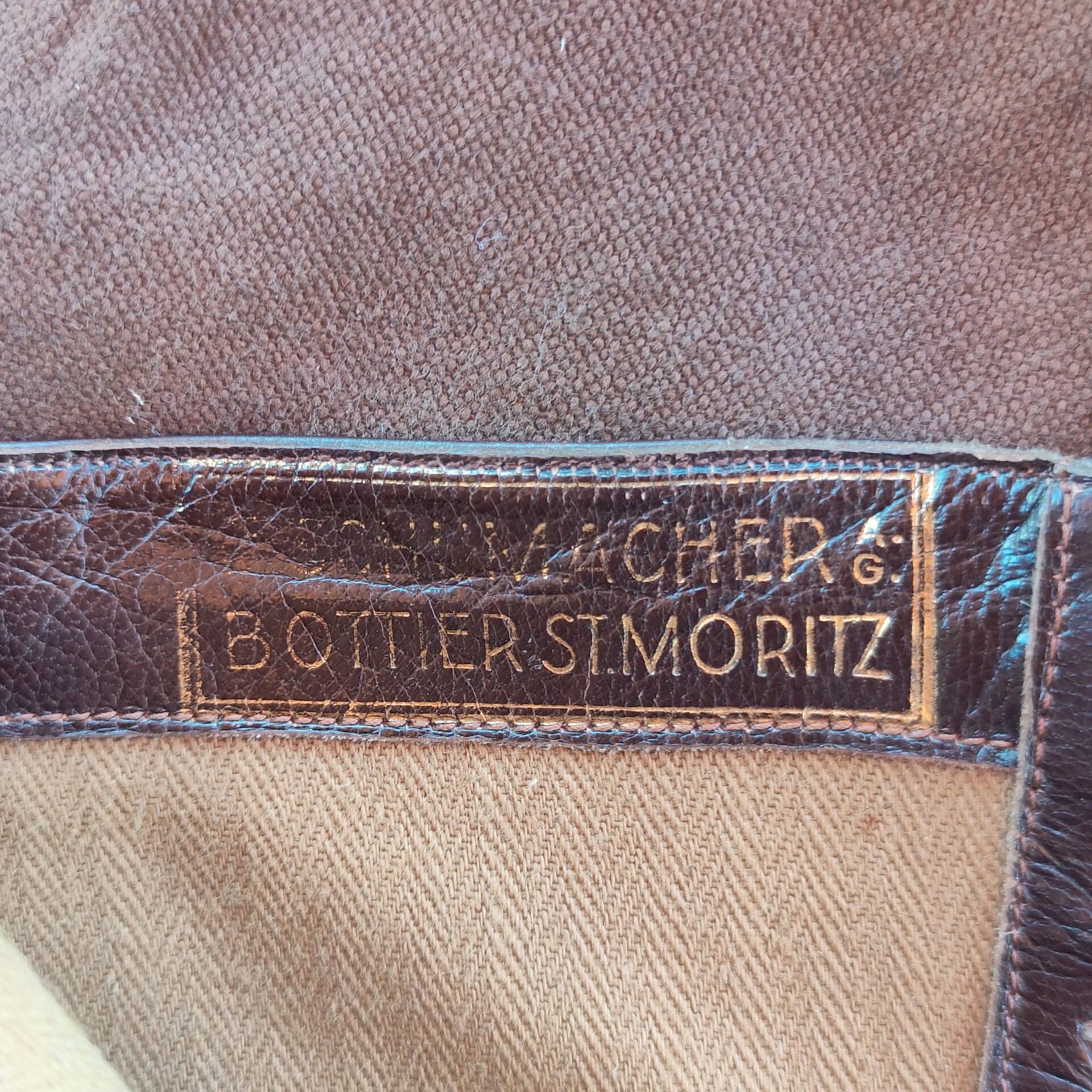 Rare pair of women's ice skates, Schumacher St. Moritz, circa 1910-11.