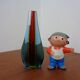 Murano Glass Teardrop Vase by Flavio Poli, 1960s