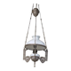 Antique chandelier, Art Nouveau style, with a drop mechanism.