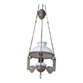 Antique chandelier, Art Nouveau style, with a drop mechanism.