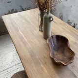 XL farmhouse table in beech and pine 3m