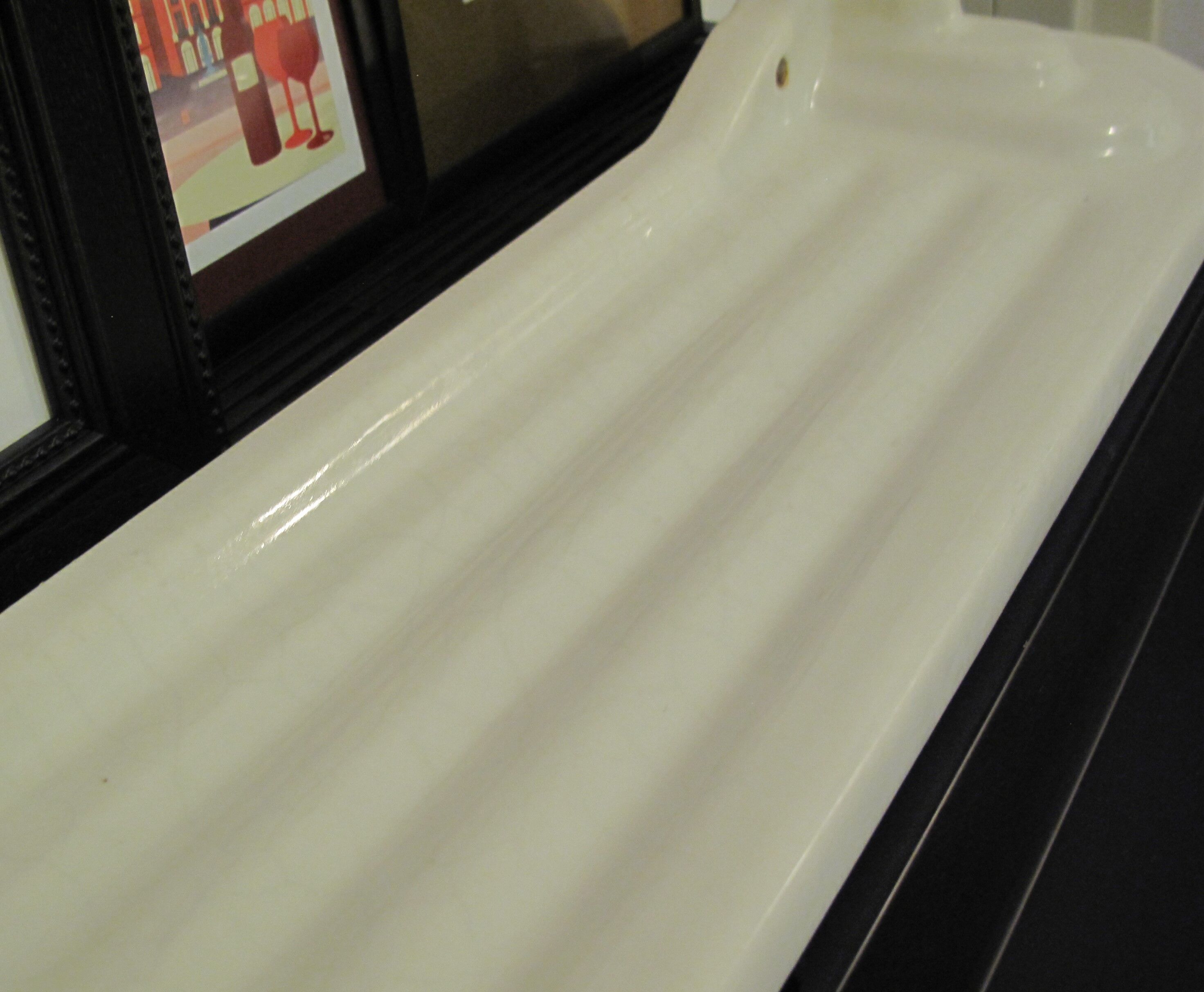 Art deco porcelain shelf 30s bathroom