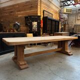Very large solid oak farmhouse table