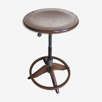 Stool workshop curved wood 1940