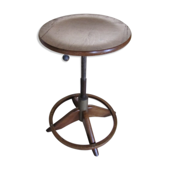 Stool workshop curved wood 1940