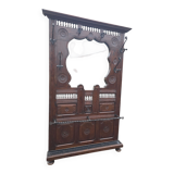 Breton wall-mounted chestnut locker