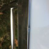 White vintage formica table 60s