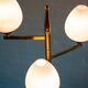 Arredoluce floor lamp in polished brass and Carrara marble, 1960s