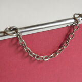 Mirror barber triptych 24 x 17 cm red back