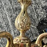 Wall lamp type Louis XV in bronze
