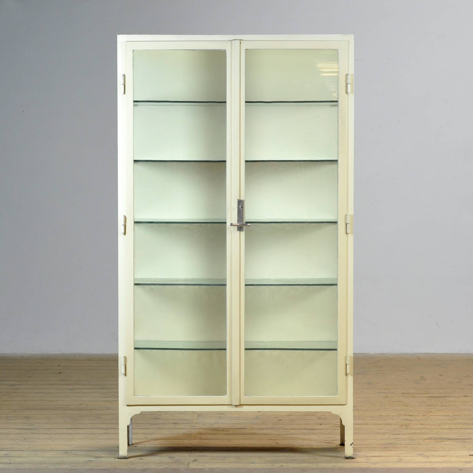 Iron medical cabinet, 1930s