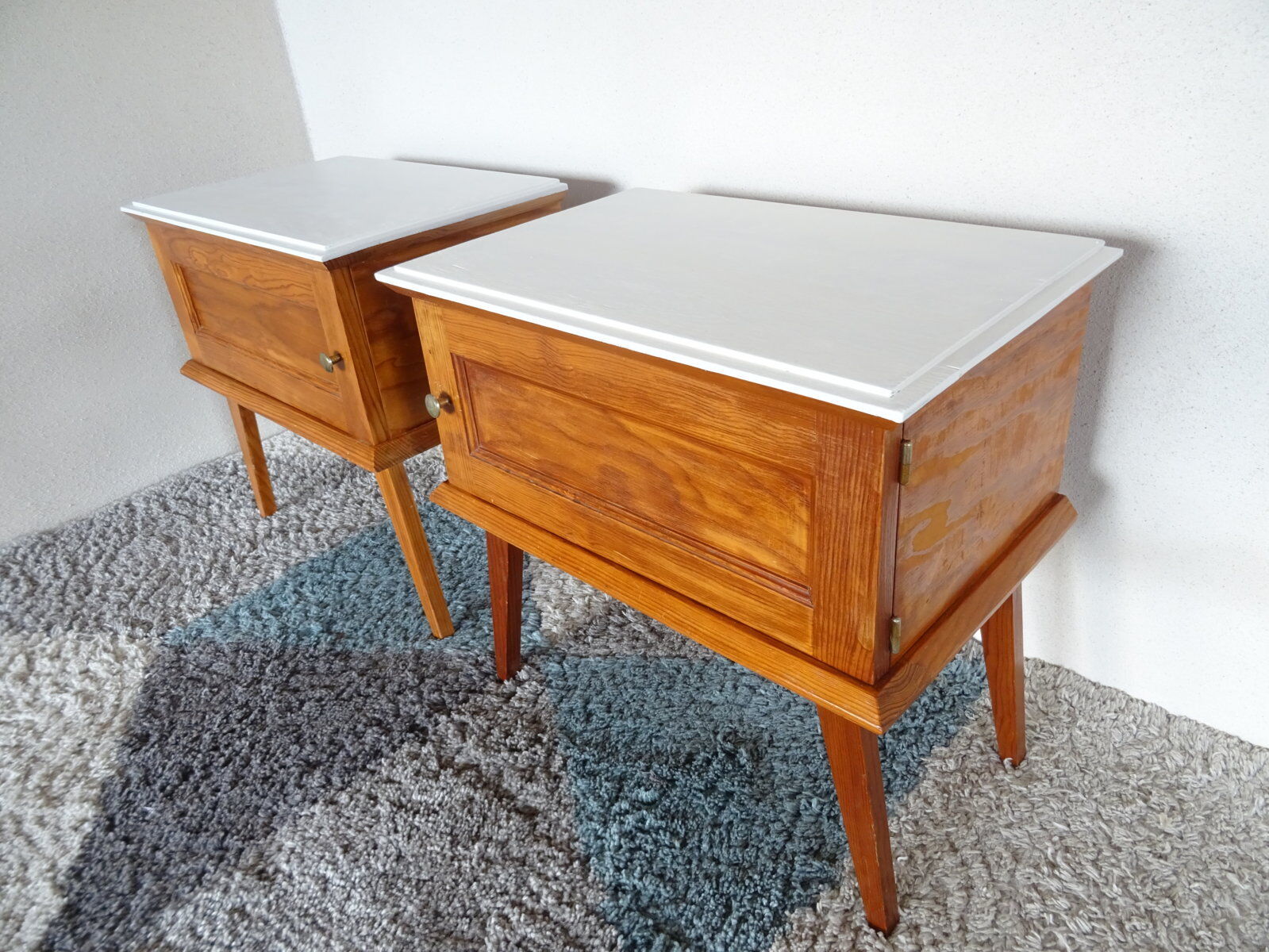 Pair of bedsides fifties