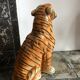 Tiger in earthenware