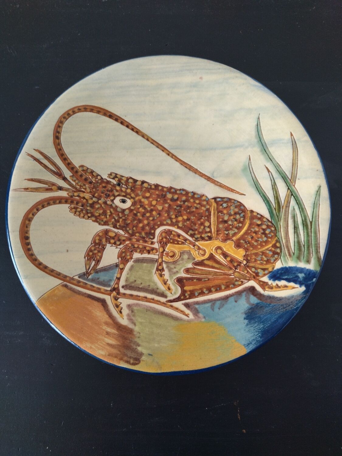 Decorative ceramic dish Puigdemont vintage