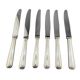 Christofle - Set of 6 Large Table Knives - America Model by Luc Lane