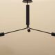 Frandsen pendant lamp black metal three arms 2000s