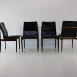Sixties rosewood dining chairs for Thereca Holland