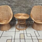Rattan, wicker lounge set