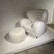 Lounge chair by Märta Blomstedt and matching footstool
