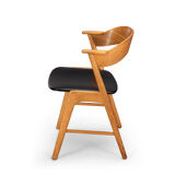 Danish Midcentury Armchair Model 32 by Kai Kristiansen in oak, 1960s