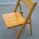 Set of 6 folding chairs 60s