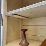 Blue patinated cap cabinet