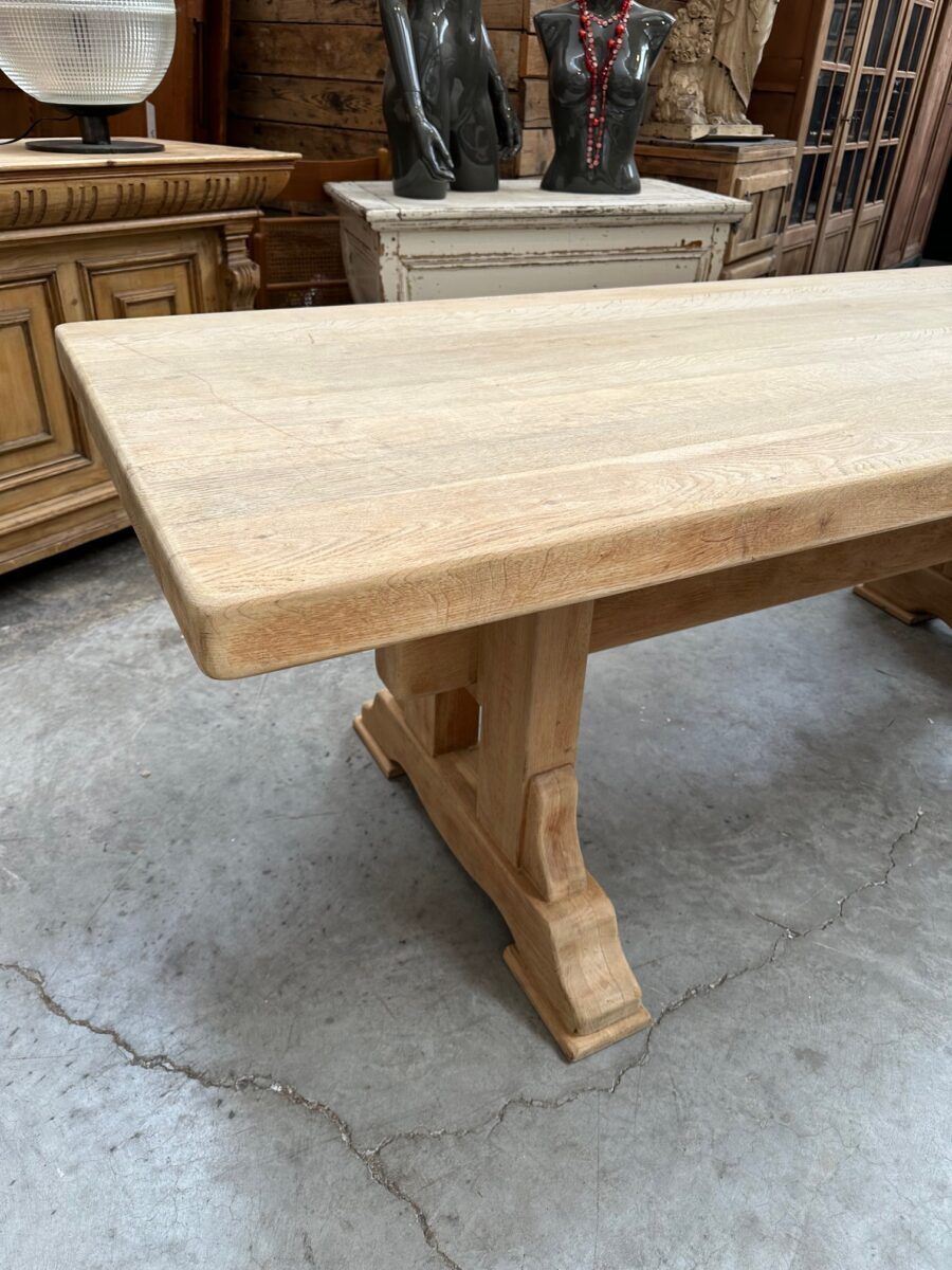 Table de ferme en chêne massif