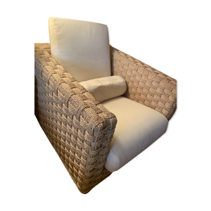 Fauteuil en rotin Ligne Roset