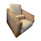 Ligne Roset rattan armchair