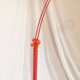 Multicolored articulated floor lamp, postmodern, 1980